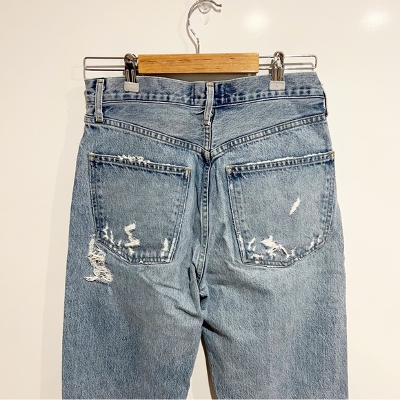 AGOLDE 90's Mid Rise Loose Fit Jeans in Fall Out Wash - Picture 6 of 12